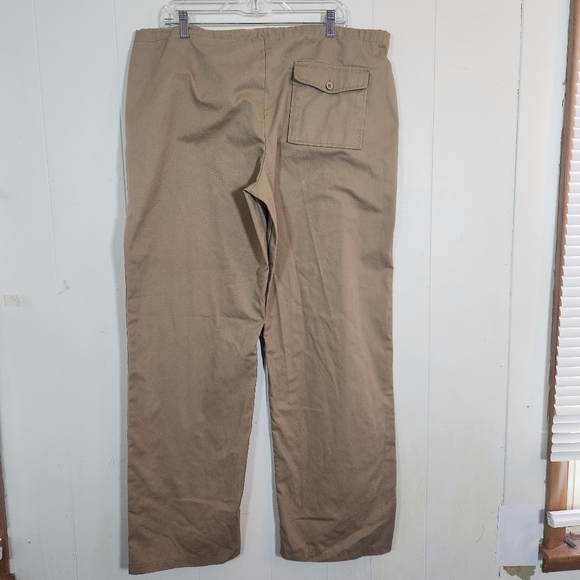 PrettyLittleThing Womens Drawstring Wide Leg Baggy Khaki Cargos Size 10 - Picture 2 of 16